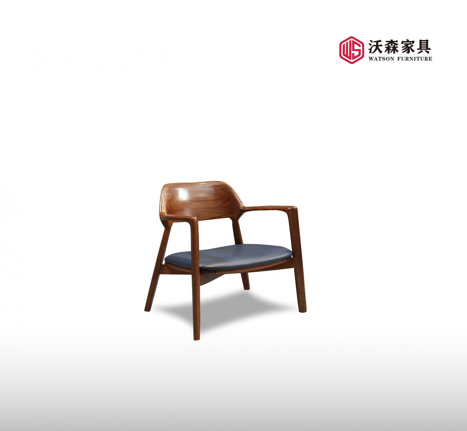 沃森实木家具系列休闲椅01