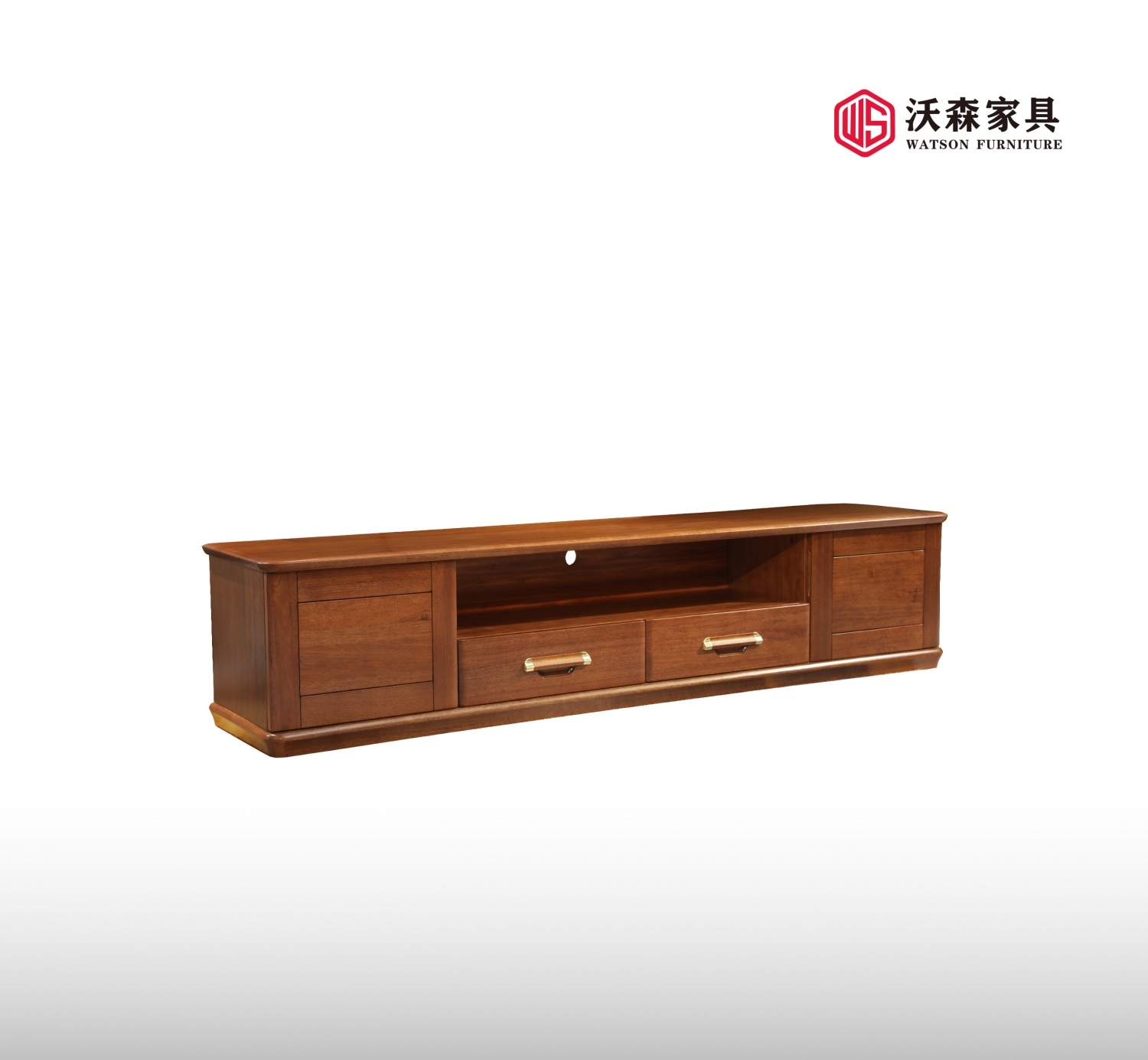 沃森实木家具系列电视柜05