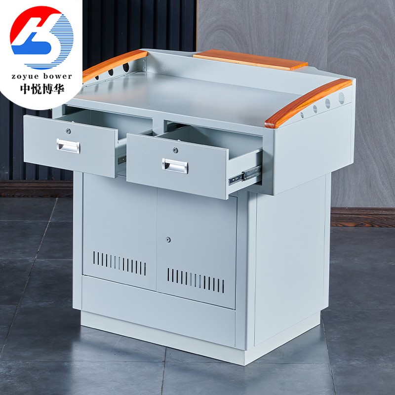 多媒体讲台学校教室教学钢制讲台桌A39