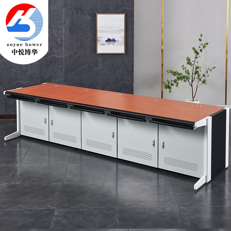 TL型五联监控操作台指挥中心调度台多人工作台办公桌（600每联）