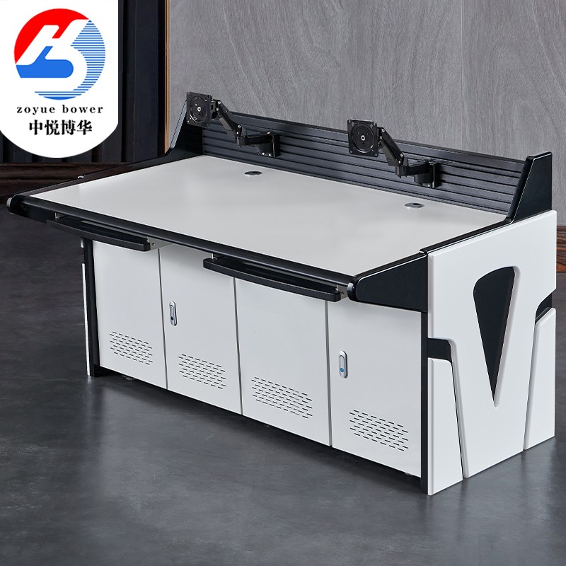 T型监控室操作台双联调度台工作台接警台办公桌（800每联）