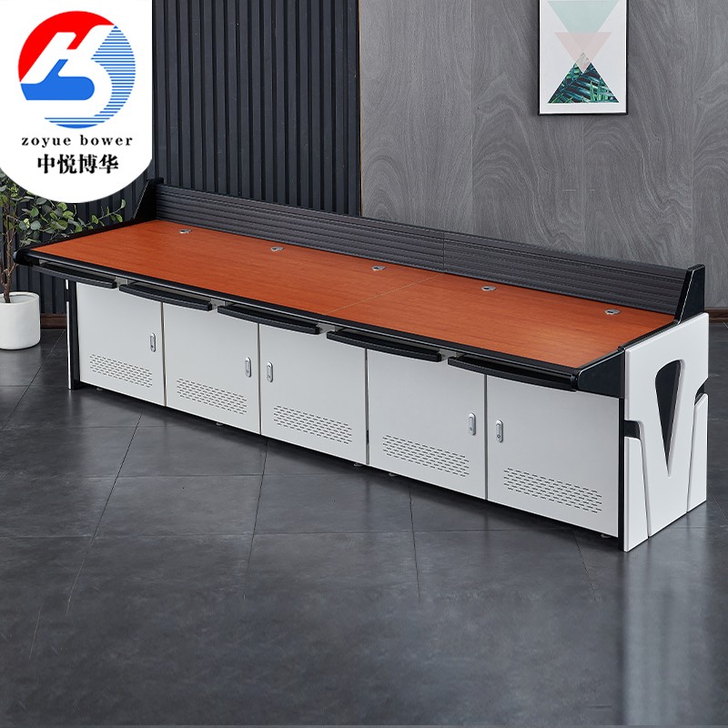 T型监控操作台五联指挥中心调度台接警台工作桌（600每联）