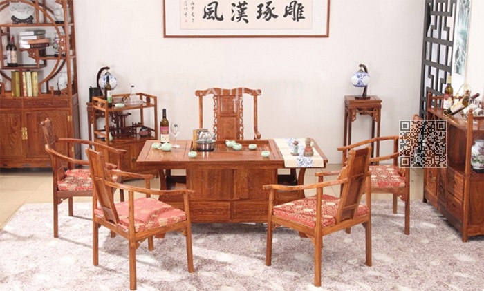 中式实木仿古泡茶艺桌功夫茶台19 中式实木仿古泡茶艺桌功夫茶台19