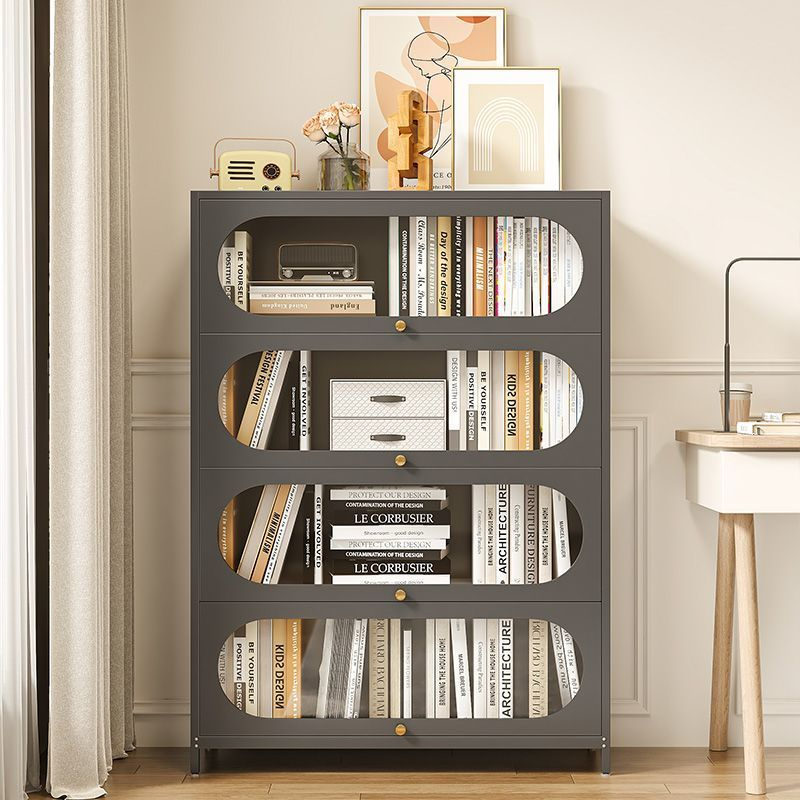 KTCWG-107MY-AG-钢制玻璃门书柜