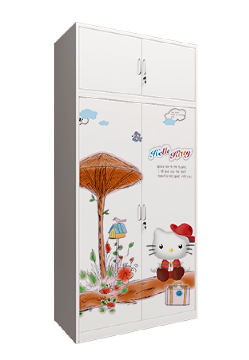 WSYG-101平开二门衣柜带顶柜$WSYG-101Flat open two door wardrobe with top cabinet