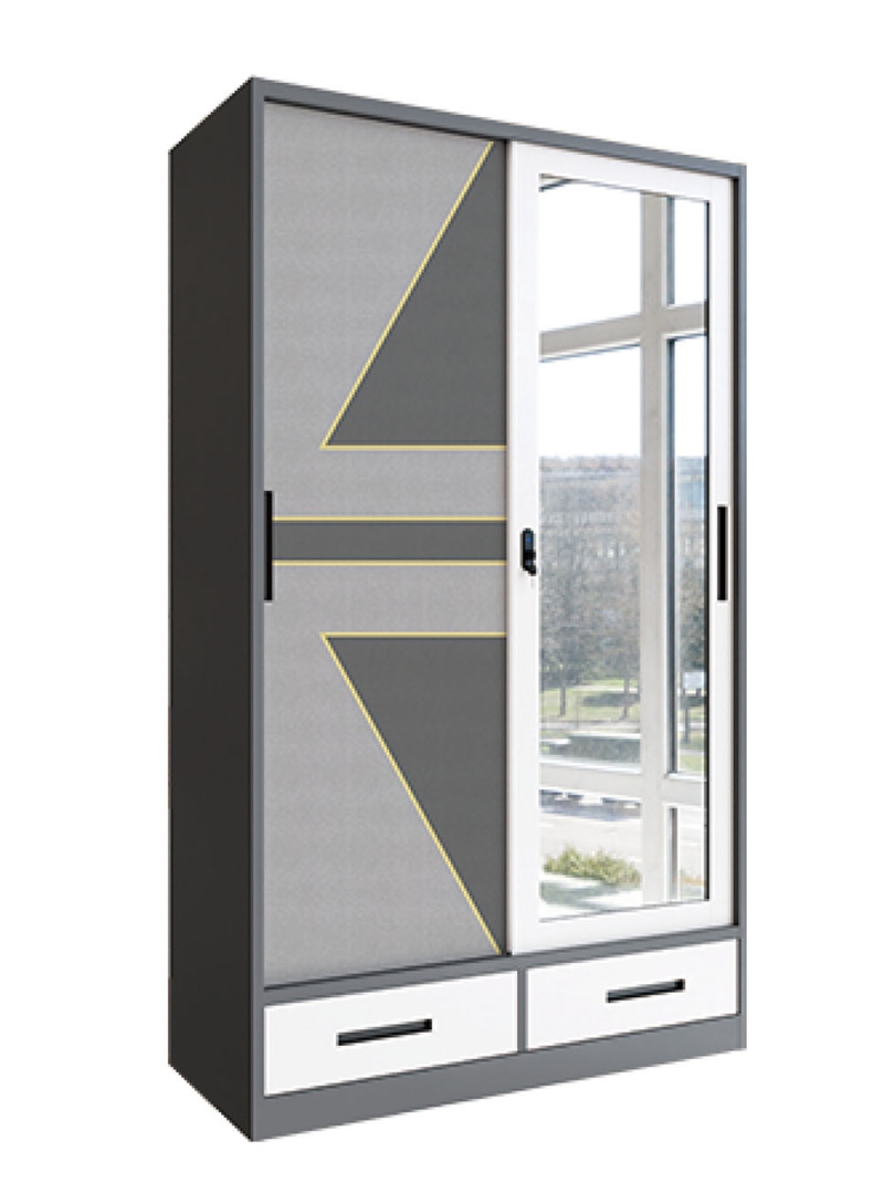 WSYG-106移门衣柜带抽屉$WSYG-106sliding door wardrobe with drawers