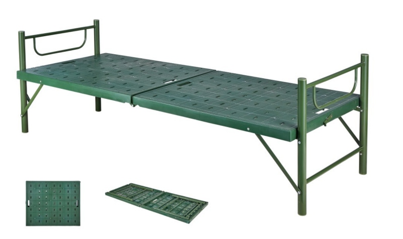 BD-ZY-01 钢塑折叠床 Field - use steel - plastic folding bed