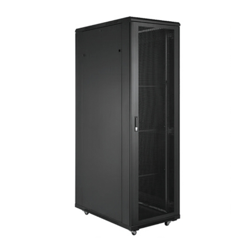 黑色网孔门机柜