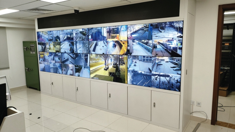 北京退役事务管理局项目<55寸拼接屏2x4+电视墙安装>