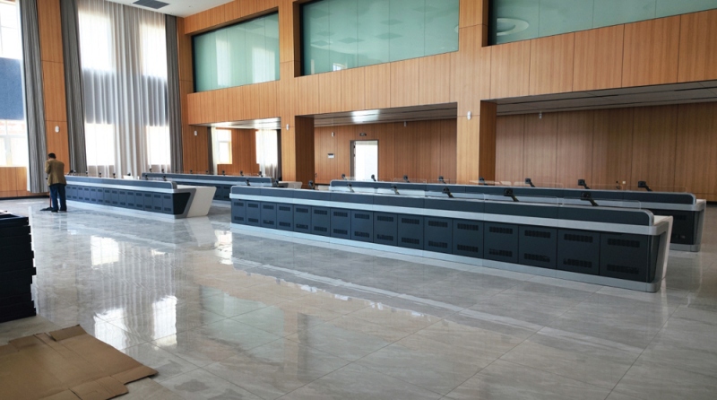 新疆克拉玛依徐矿集团红山煤矿指挥中心项目<监控台>