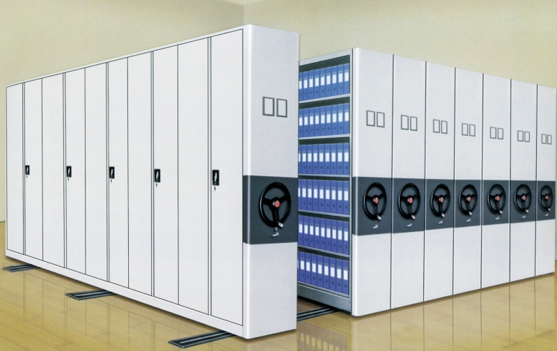 MJG-18手动密集柜(上中下护板)