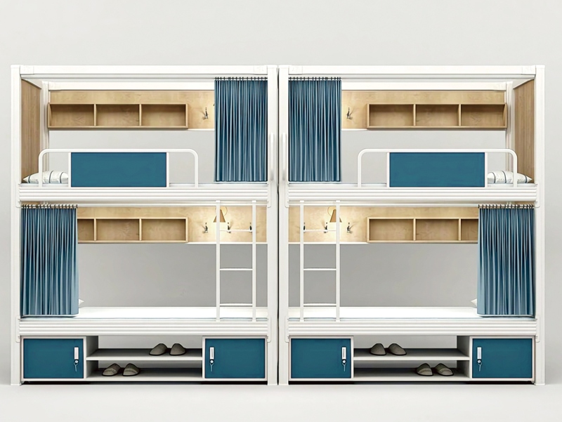 GZC-49 二连体四人位封闭式公寓床