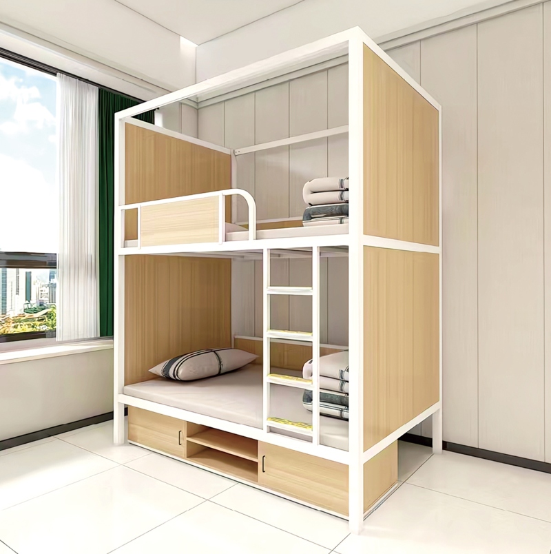 GZC-52 单连体二人位封闭式公寓床