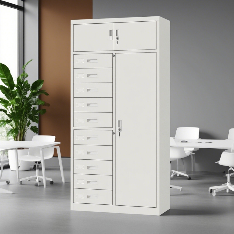 WJ-50  十屉三门柜