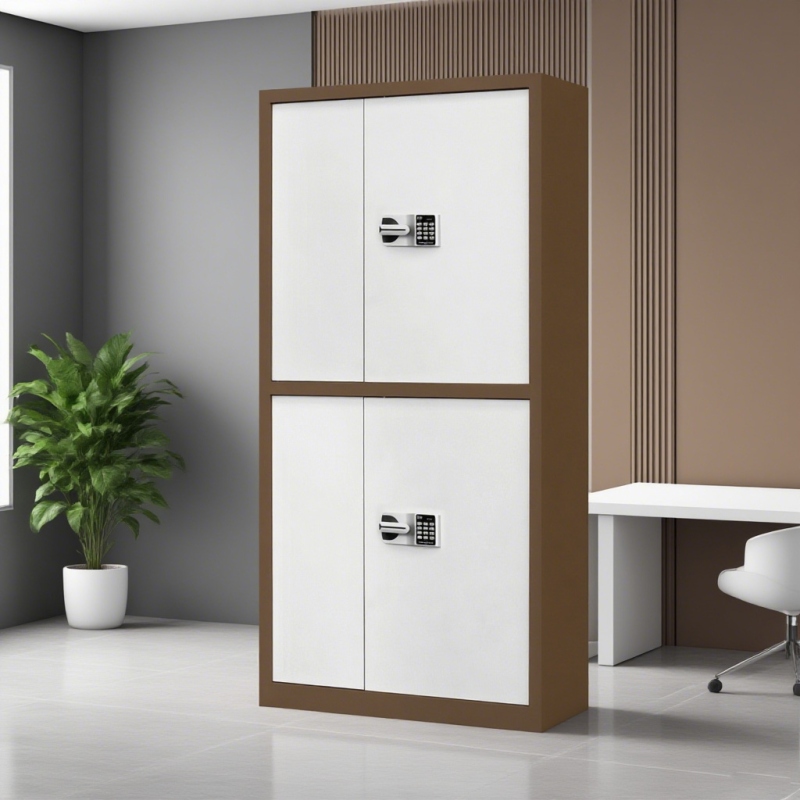 BM-11   连体双节柜(咖套白)