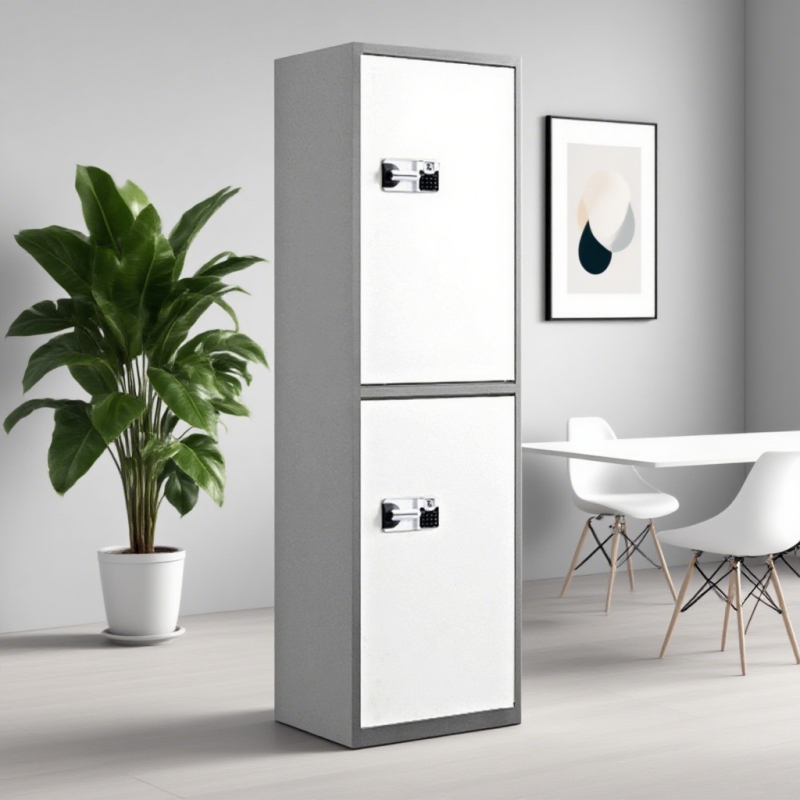 BM-08  两门保密柜(灰套白)