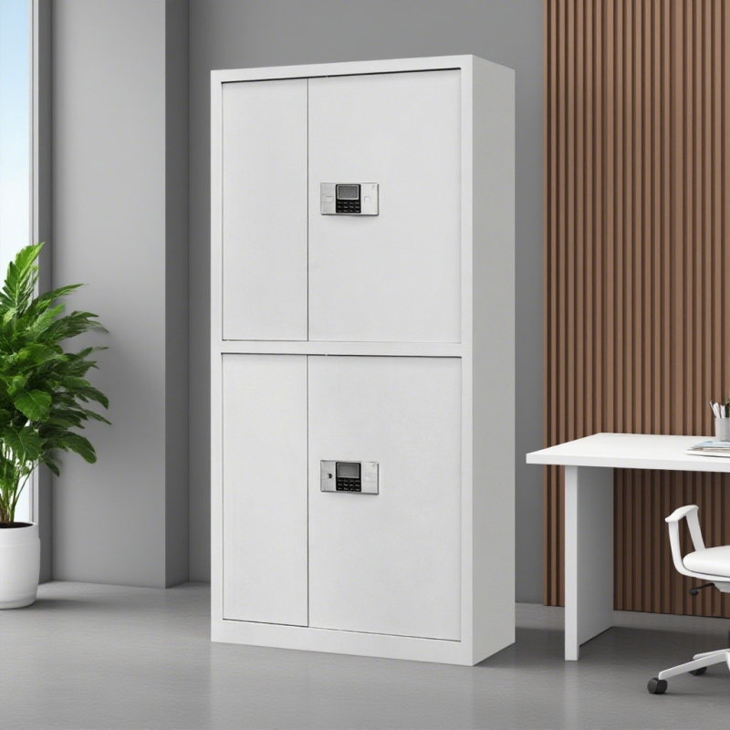 BM-07  液晶连体双节柜(灰白)