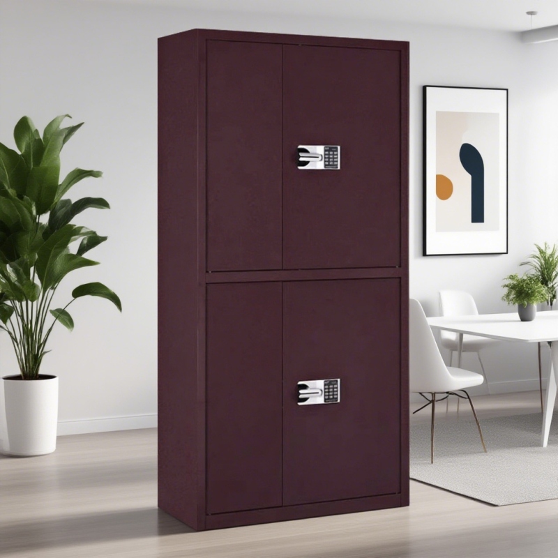 BM-04  连体双节柜(红砂)