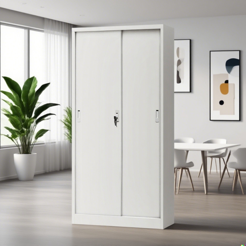 WJ-56  通体铁移门柜