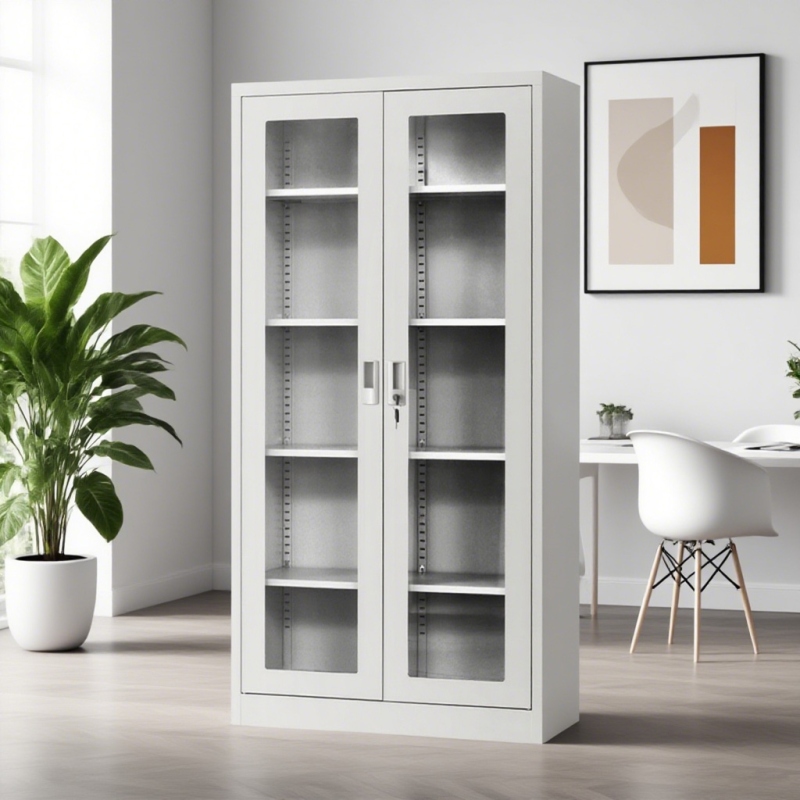 WJ-54  通体玻璃掩门柜