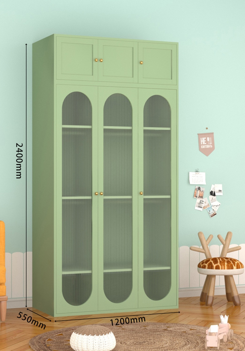 KTCWG-86抹茶绿 三门长虹+顶柜 组合款