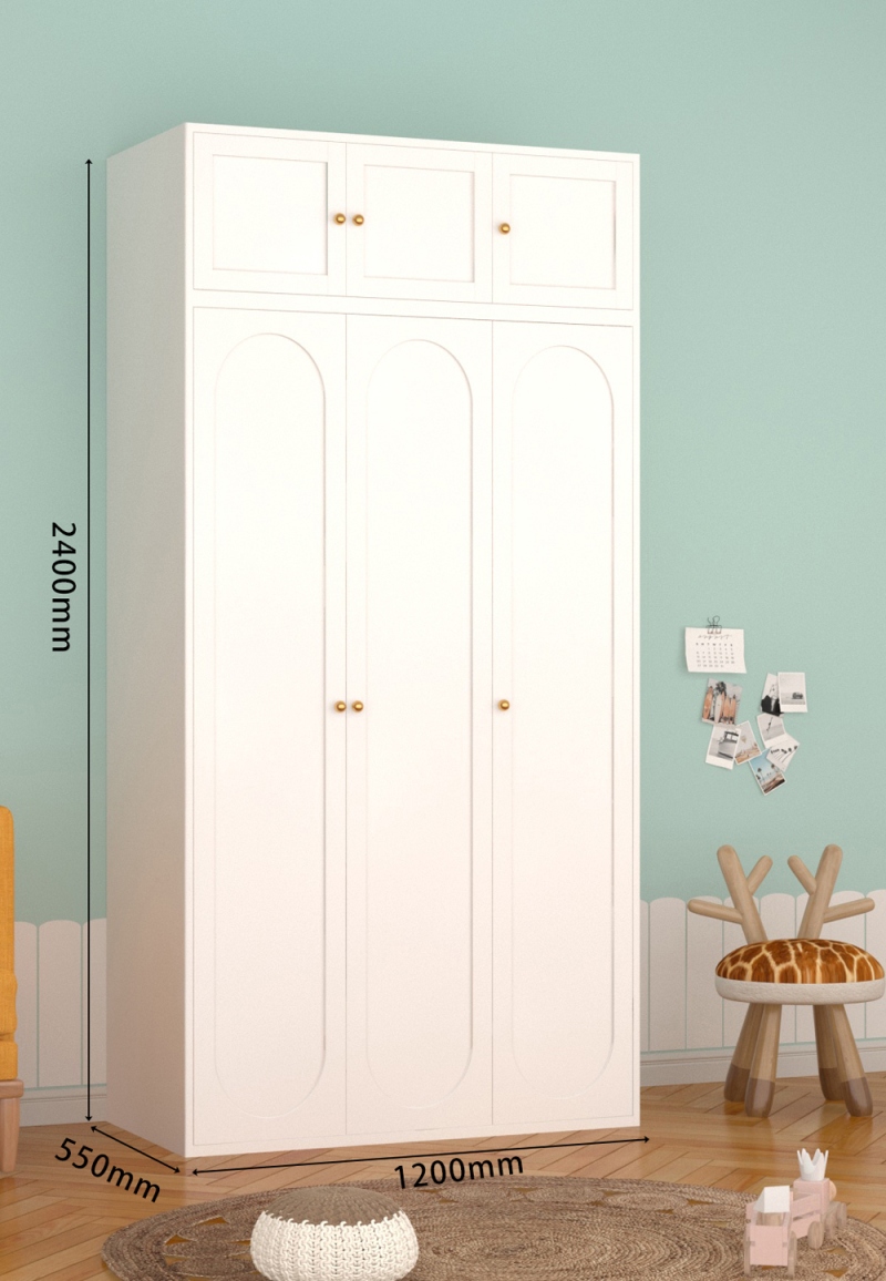 KTCWG-91珍珠白 三门碳钢+顶柜 组合款