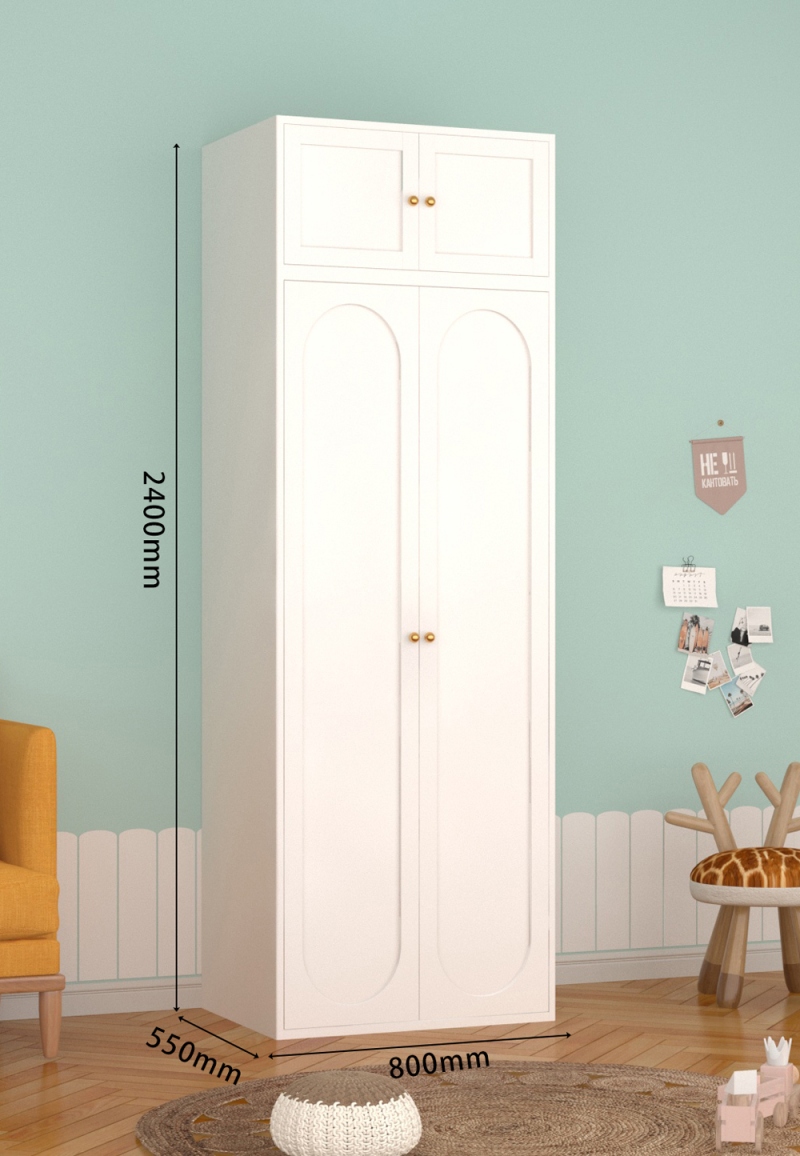 KTCWG-66珍珠白 双门碳钢+顶柜 组合款