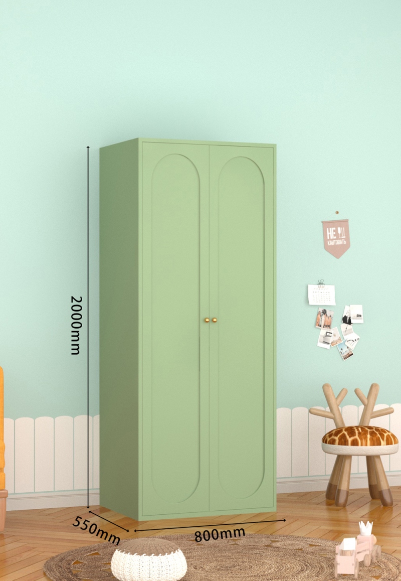 KTCWG-16抹茶绿 双门碳钢衣柜