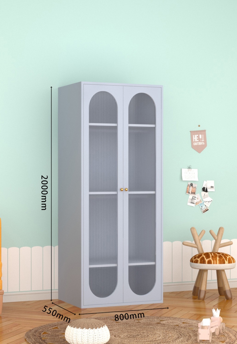 KTCWG-21天空蓝 双门长虹衣柜