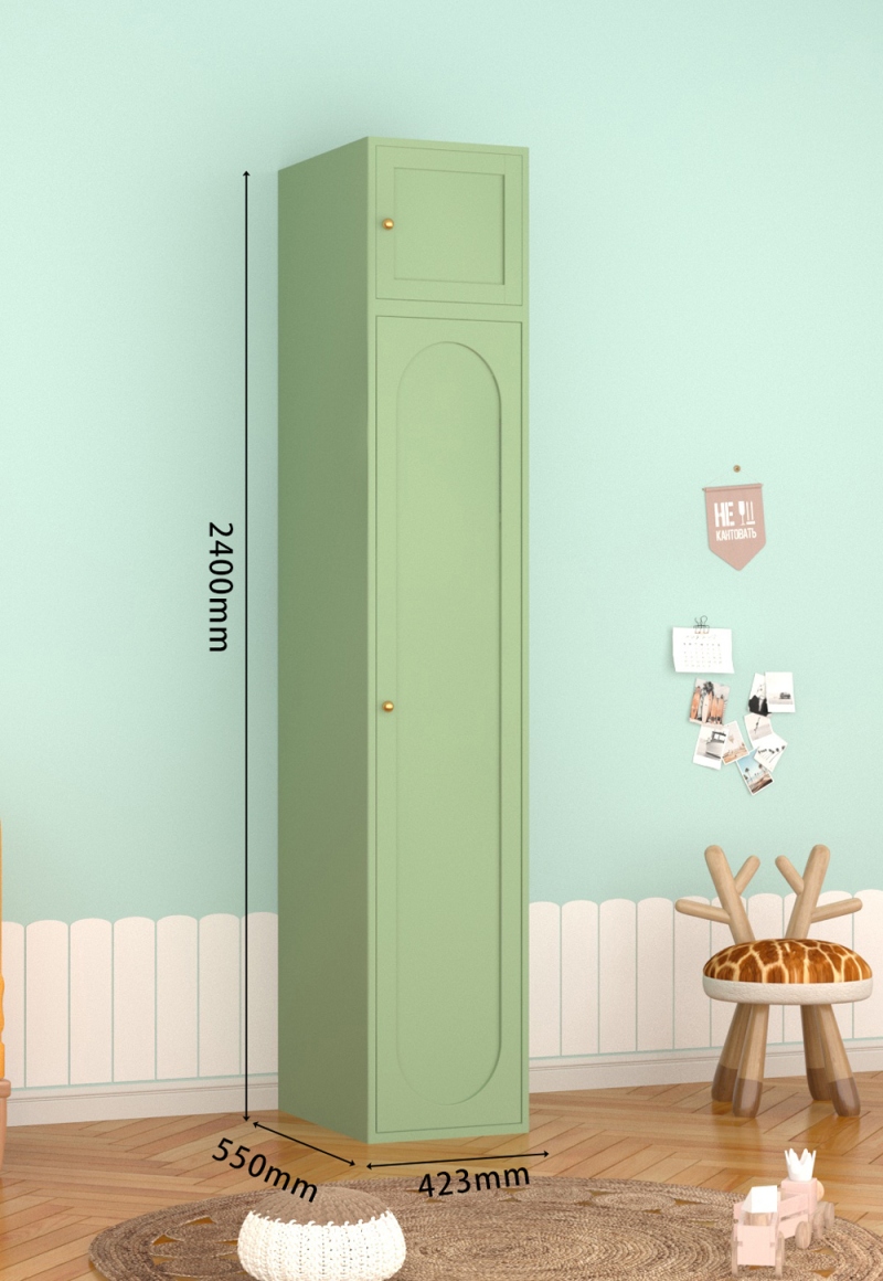 KTCWG-33抹茶绿 单门碳钢+顶柜 组合款