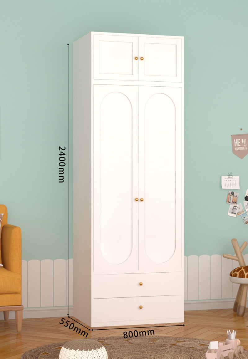 KTCWG-40珍珠白 双门碳钢+顶柜 组合款书柜