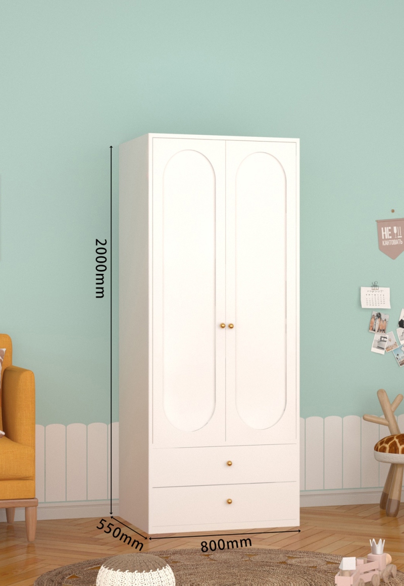 KTCWG-41珍珠白 双门碳钢书柜