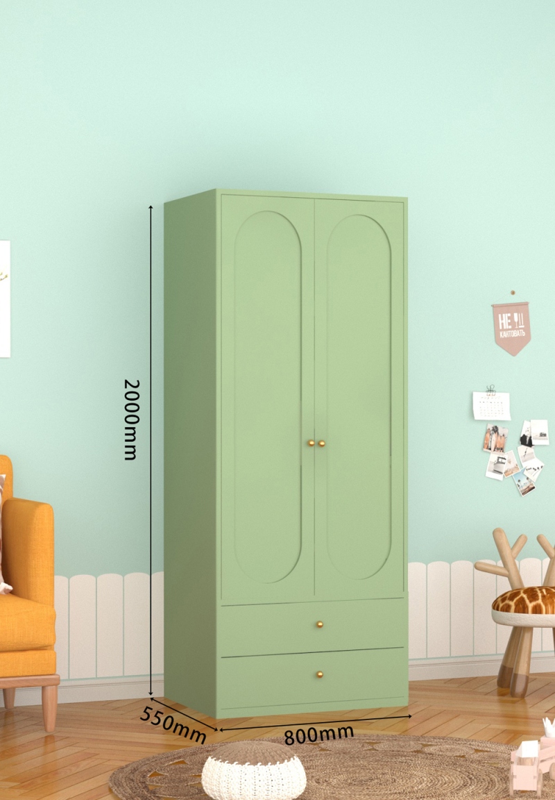 KTCWG-53抹茶绿 双门碳钢书柜