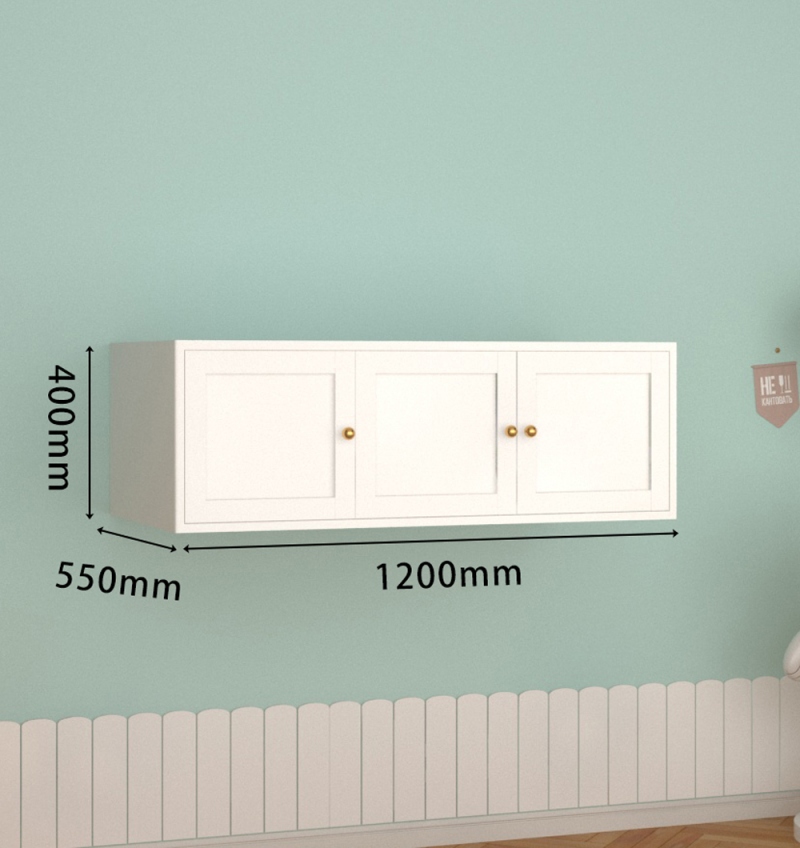 KTCWG-57珍珠白 三门顶柜