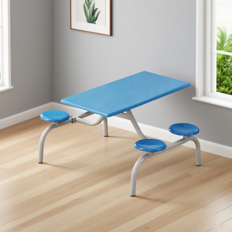 CZY-42  圆管连体餐桌椅