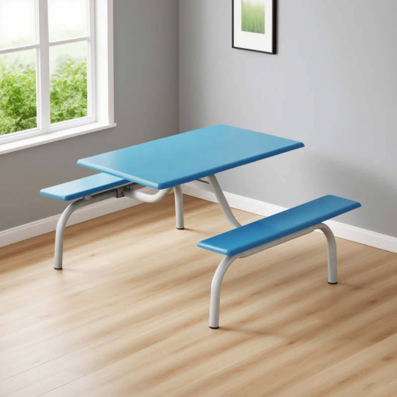 CZY-43  圆管连体餐桌椅