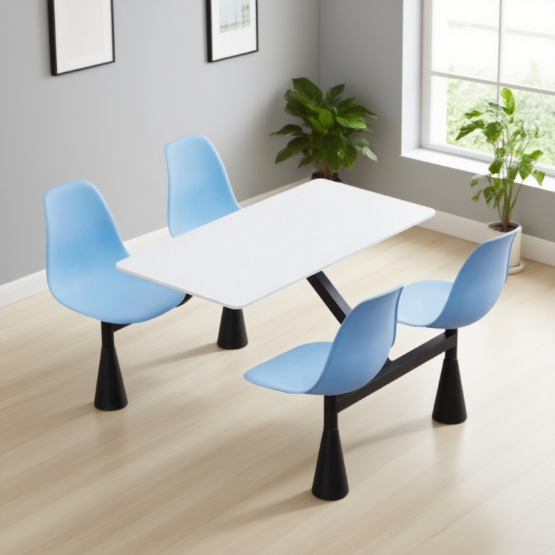 CZY-47  圆锥喇叭口连体餐桌椅