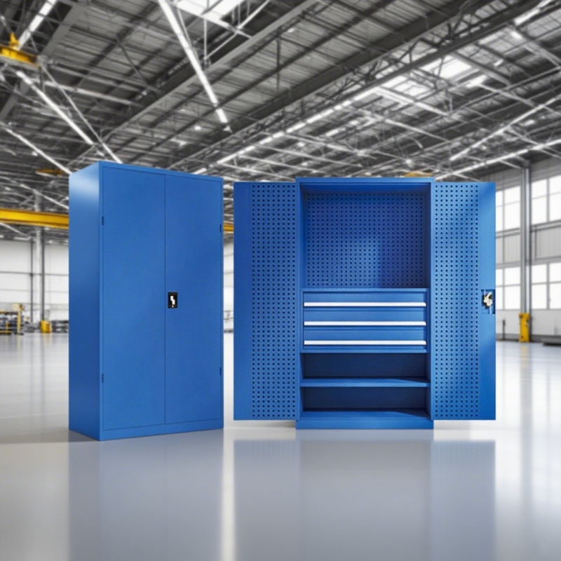 GJG-06    工具柜-单板-三斗-挂网