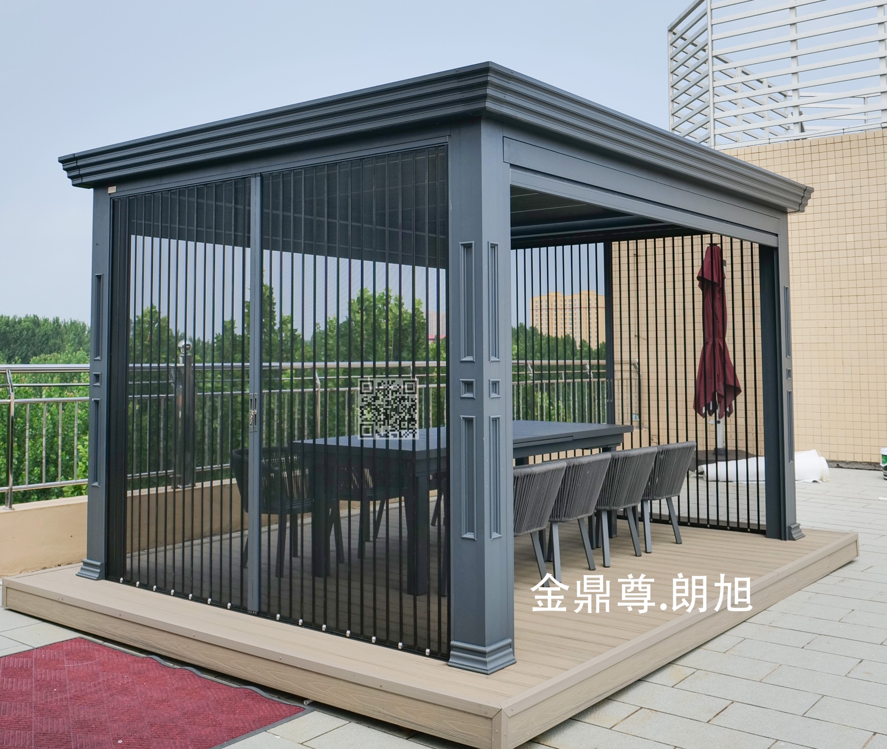 简欧款电动凉亭