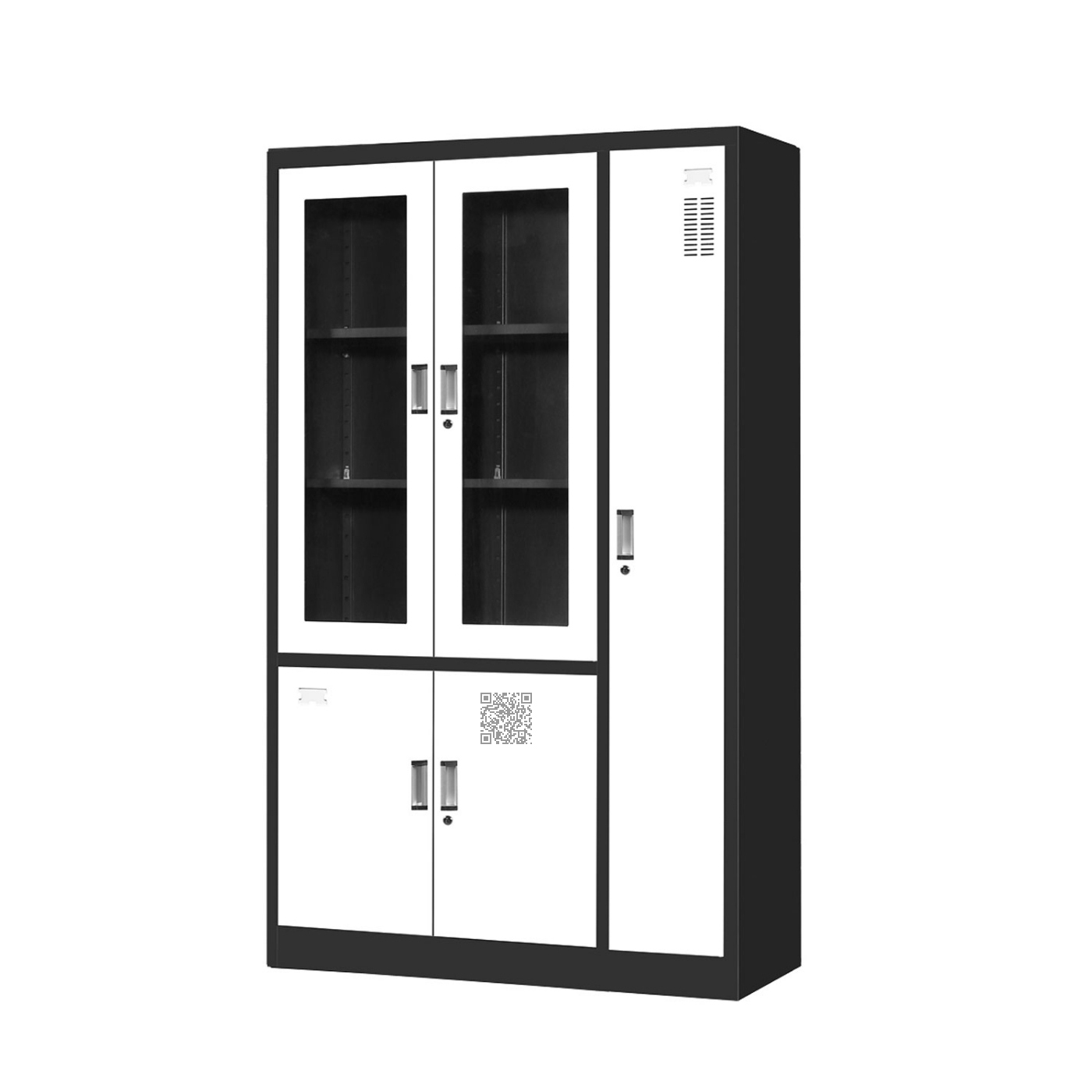 宽边套色平开带更衣柜