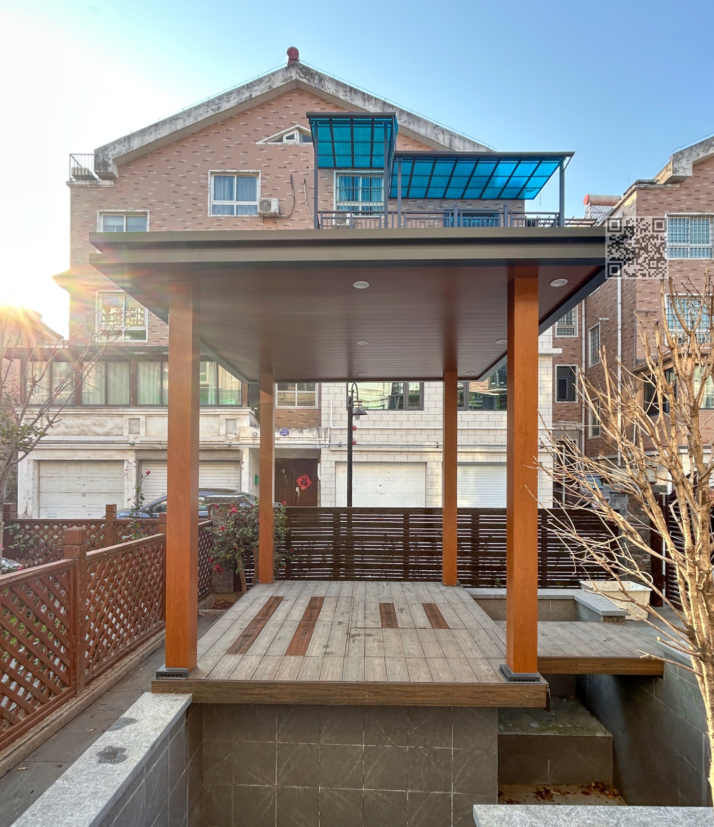 简约款铝合金凉亭