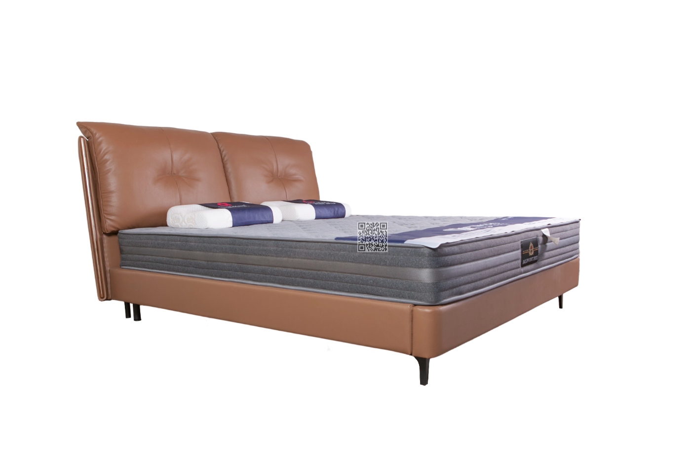 YL-C9621头层牛皮软床