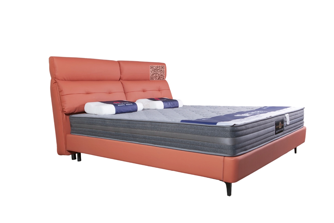 YL-C9622头层牛皮软床