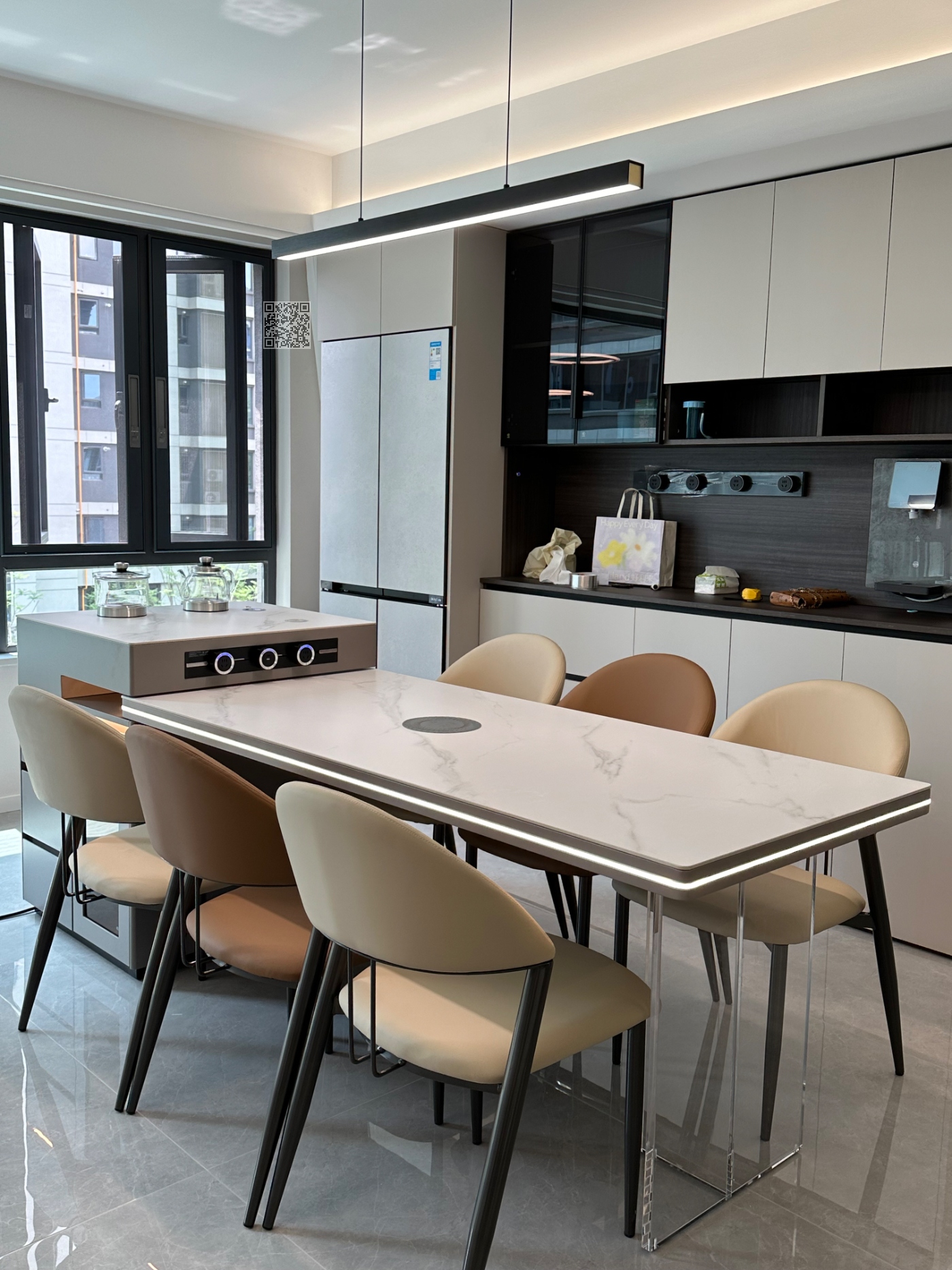 D19中岛台  带电磁炉|可定制颜色