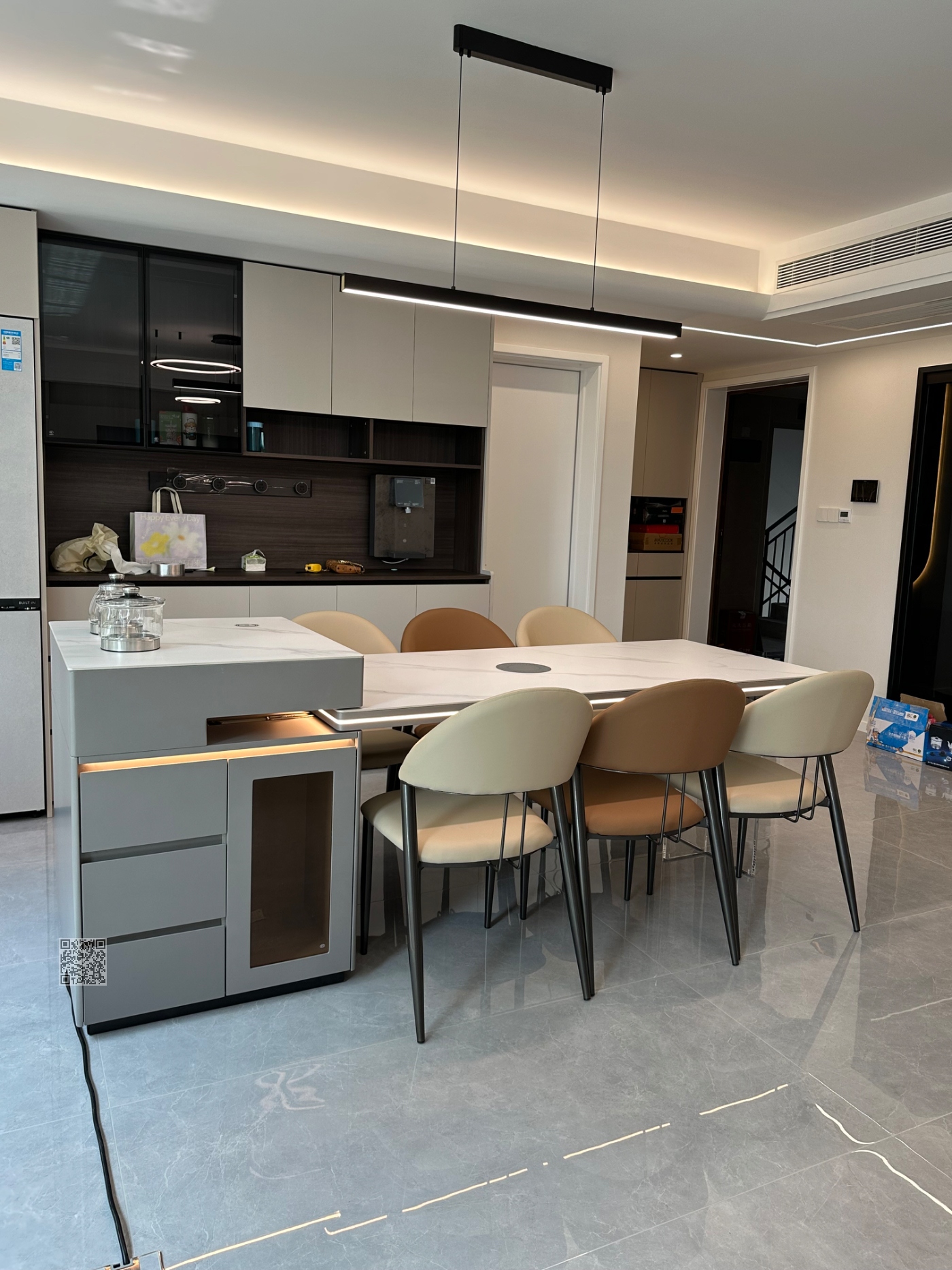 D19中岛台  带电磁炉|可定制颜色