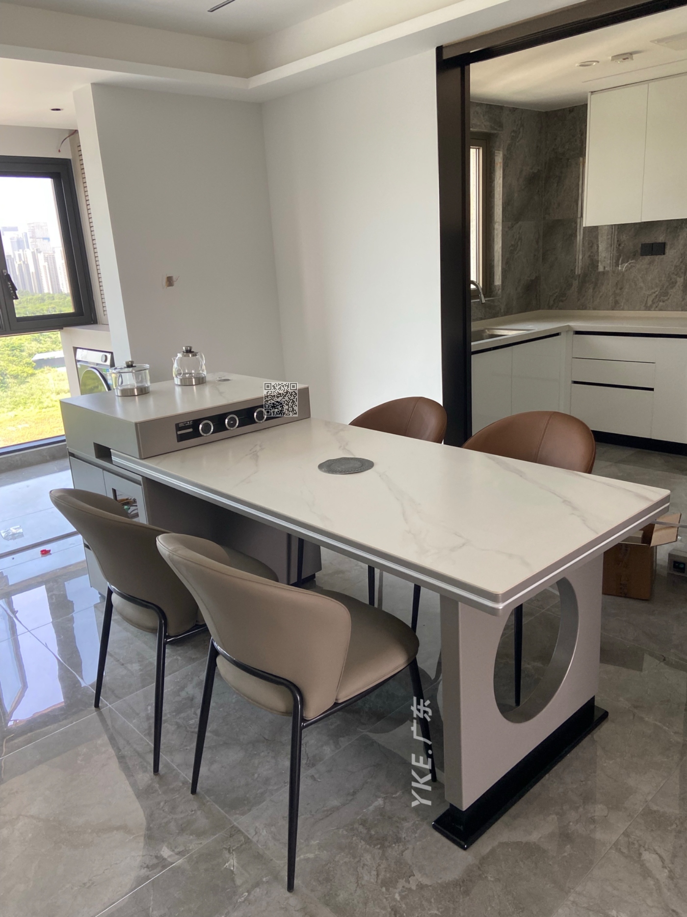 D19中岛台  带电磁炉|可定制颜色