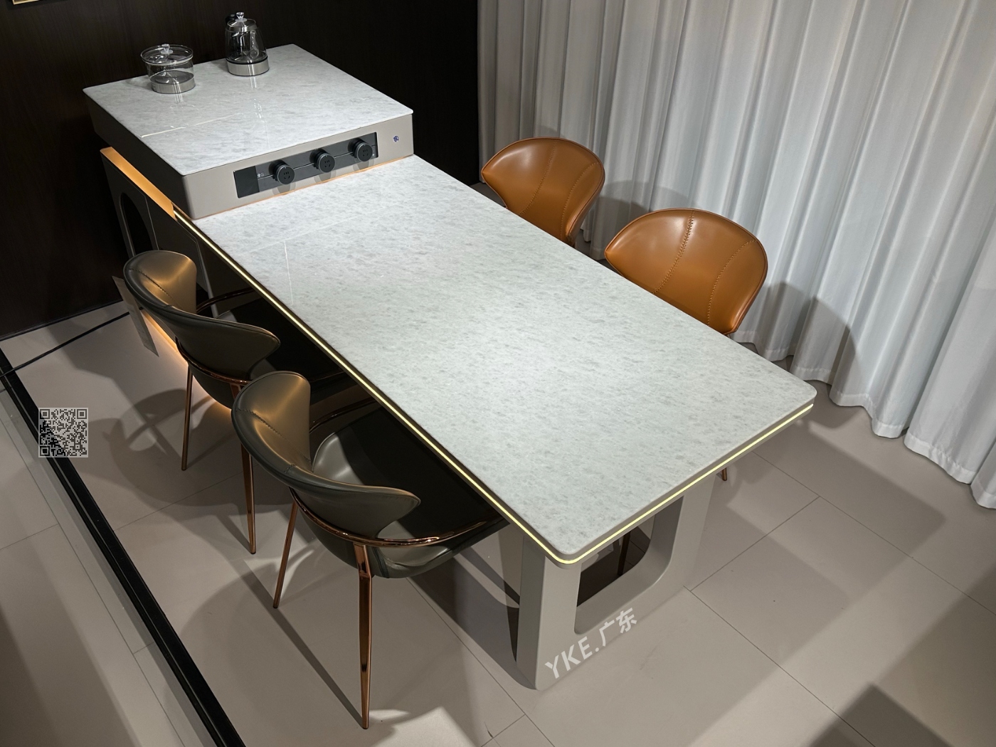 Ｄ29水晶白天然奢石岛台