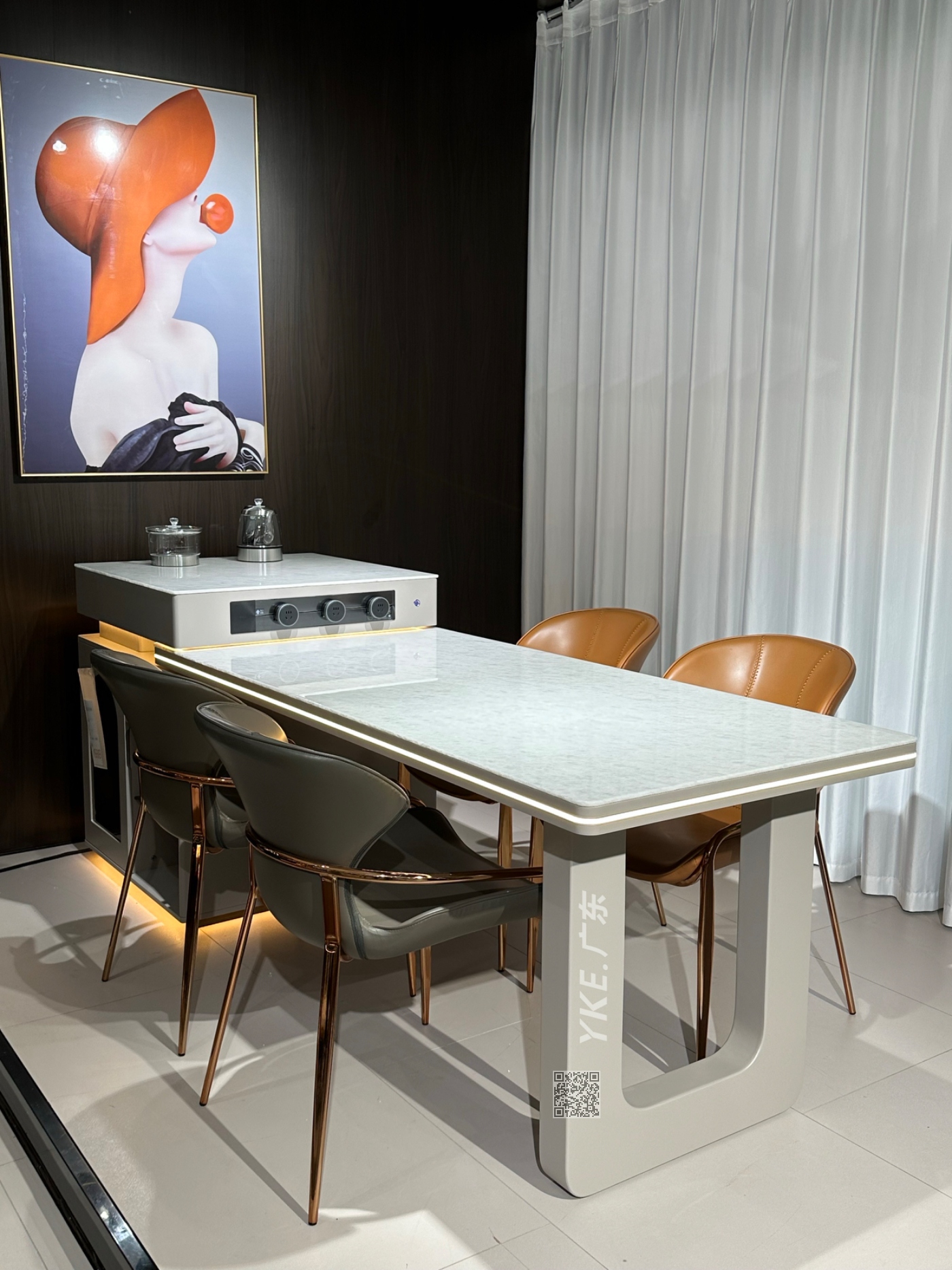 Ｄ29水晶白天然奢石岛台