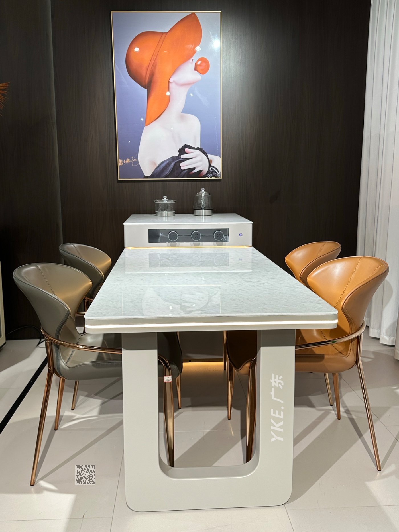 Ｄ29水晶白天然奢石岛台