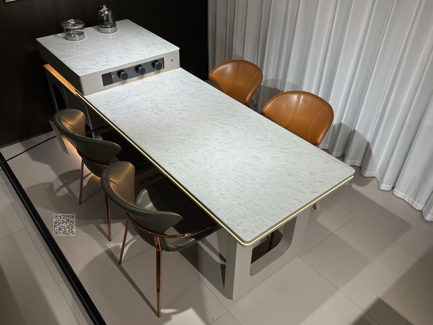 Ｄ29水晶白天然奢石岛台